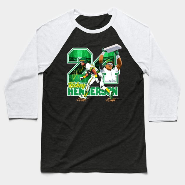 Rickey Henderson Tee T-shirt Baseball T-Shirt by goderslim